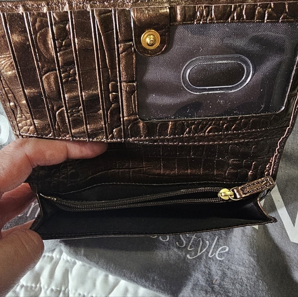 BRAHMIN Wristlet wallet and Bag - Picture 3 of 14